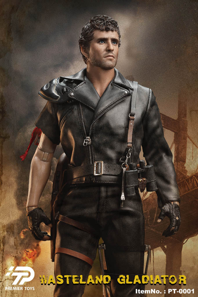 ПОМЯТ УГОЛОК - Безумный Макс, Макс Рокатански (Мел Гибсон, "Mad Max") - КОЛЛЕКЦИОННАЯ ФИГУРКА 1/6 Wasteland Gladiator (PT0001) - Premier Toys