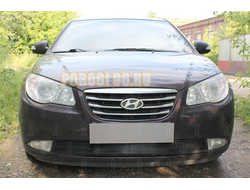 Защита радиатора Hyundai Elantra IV (HD) 2006-2010 black