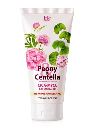 Iris PEONY &amp; CENTELLA CICA-Мусс для умывания Нежное Очищение  170мл