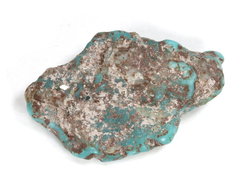 Бирюза, необработанный, дикий образец, США, Аризона (26*17*6 мм, 2,6 г) №37586