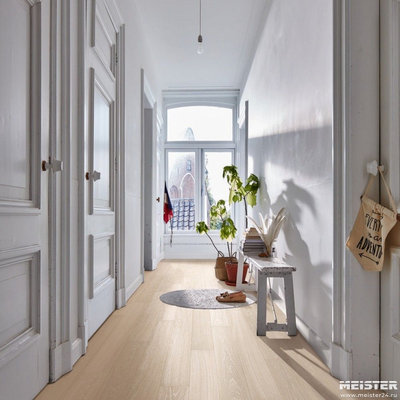 Паркетная доска Meister PS 300 Residence Дуб гармония Забелёный 8815 фото в интерьере