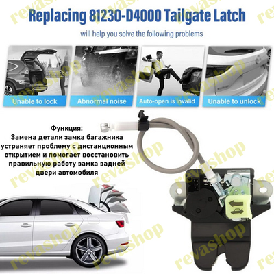 Крышка багажника Kia Optima, замок багажника Kia Optima, запчасти для Kia Optima, автозапчасти Kia O