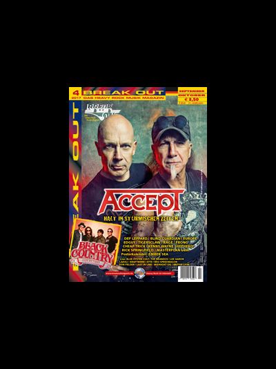 BREAK OUT Magazine № 4 2017 Accept Cover Иностранные музыкальные журналы, Intpressshop