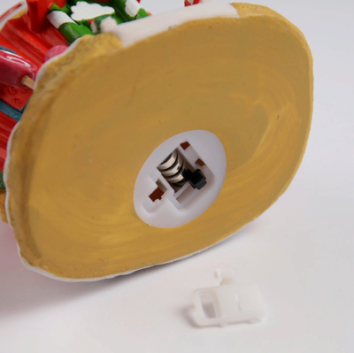 Новогодний сувенир с подсветкой «Домик из сладостей» 13 × 12 × 9 см