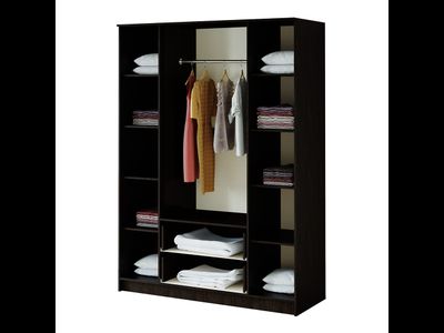 Фиеста Шкаф 4-х (1600*2216*610мм) венге/лоредо