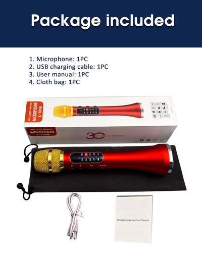 Профессиональный   караоке-микрофон  L-1098DSP  30w