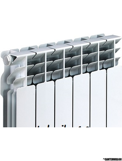 Радиатор отопления алюминиевый MECTHERM Jet 600 Миктерм 6 секций