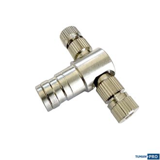 Фитинг Slip-Lock для двух форсунок концевой Ø1/4"
