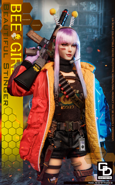 Пчелка, девушка-стрелок - КОЛЛЕКЦИОННАЯ ФИГУРКА 1/6 scale END BEE GIRL (GD97003) - GDTOYS