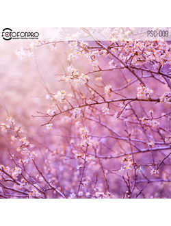 Фотофон виниловый «Сиреневая весна»