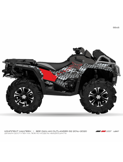 наклейки квадроцикл BRP Can-Am Outlander G2 g2 2014-2023 екатеринбург мотонаклейка.ру брп