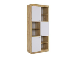 Детская ФОРСАЖ - Стеллаж Форсаж Дуб Крафт золотой/Белый