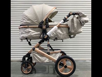 Детская коляска 3 в 1 Luxmom 518 Бежевый