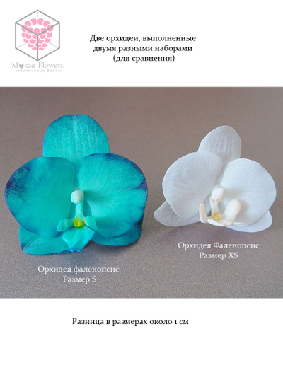 Набор вайнеров и каттеров "Орхидея Фаленопсис. Размер XS"