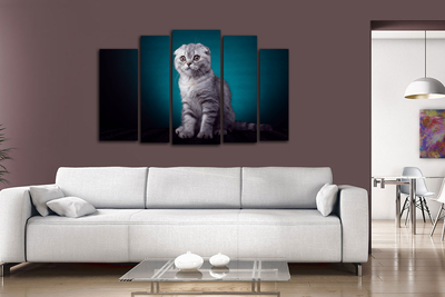 Модульная картина "Позирует"