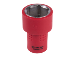 Головка торцевая диэлектрическая шестигранная 3/8", 21 мм KING TONY 3335VE21M