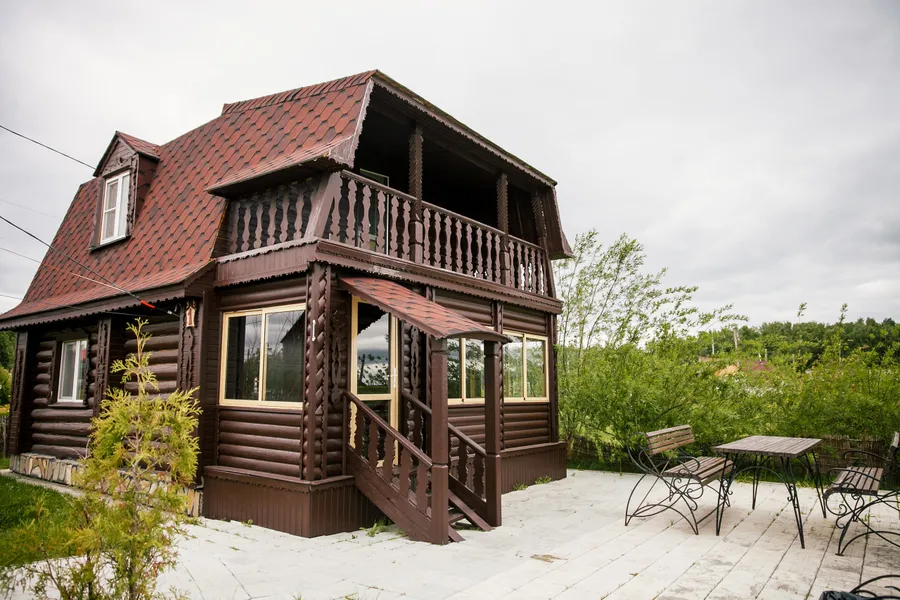 Домики для проживания на 6 и на 12 человек