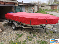 Тент на лодку Trident 450 (no console)