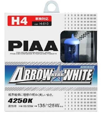 Галогеновые лампы PIAA Arrow Star White (4250K)