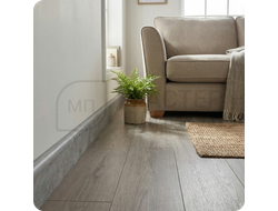 Плинтус с кабель-каналом Comfort Classic 80 80х16х2200 мм. Лофт светло-серый 438