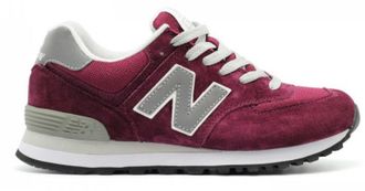 New Balance 574 Бордовые женские (36-40) Арт. 224M-A