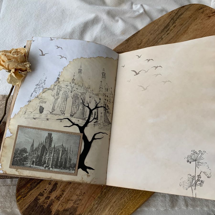 Статьи и мастер-классы по скрапбукингу - Готический блокнот