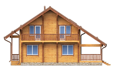 Дом из клееного бруса ПБ-22, 175 м2