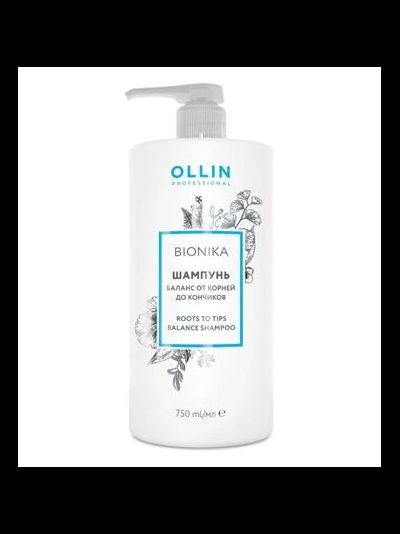 OLLIN BioNika Баланс Шампунь От корней до кончиков, 750 мл