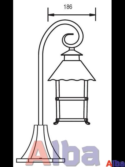 Caior 2 81404 18 Парковый светильник