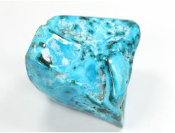 Хризоколла, Малахит, полировка, Конго (34*33*28 мм, 59 г) №26652