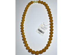 Бусы шары из натурального янтаря