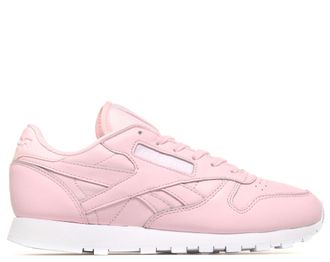 Кроссовки Reebok Classic Leather розовые с белым