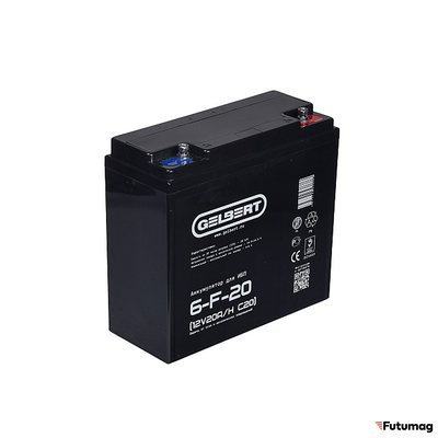 Аккумулятор для ИБП Gelbert 6-F-20 (12V20A/H C20)
