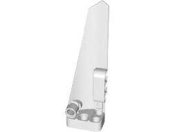 Technic, Panel Fairing # 6 Long Smooth, Side B, White (64393 / 4558797)