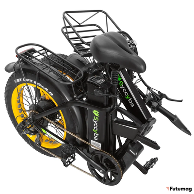 Электровелосипед SYCCYBA H1 (F10) DUAL 23AH желтый