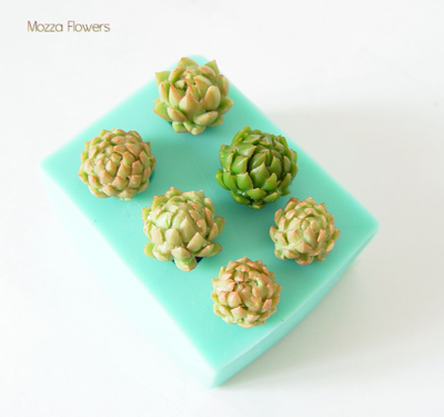 "Мини суккуленты" Силиконовый молд