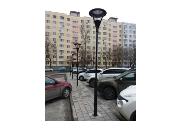 Парковое освещение придомовой территории многоквартирного дома в г. Ростове-на-Дону на пр. Космонавтов