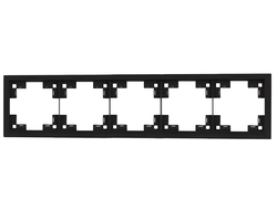 Рамка 5-я классик, черный сатин Rikett - 35950 MB