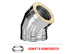 Craft GS-50 сэндвич-колено 45° (316/0,5/304/0,5) Ф200х300