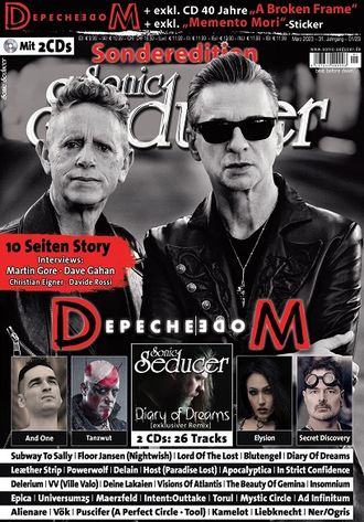 Sonic Seducer Magazine March 2023 Depeche Mode Cover, Иностранные журналы в Москве, Intpressshop