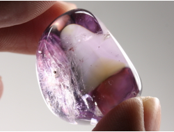 Аметрин, галтовка, Боливия (30*23*22 мм, 21,8 г) №38347