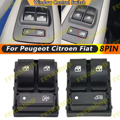 блок кнопок, управление стеклоподъемниками, Peugeot, Citroen, кнопки стеклоподъемников, автозапчасти