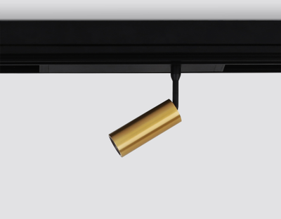 Управляемый светодиодный светильник для шинопровода Magnetic 220V диммируемый 3000-6400K GL 1203 GD золото 7W (Без ПДУ)