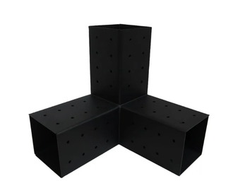 Коннектор №3 для бруса 100х100 мм, тройной угловой 90 градусов