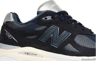 New Balance Kith x 990v3 Made In USA Genesis Blue/Синие  Мужские (41-45)