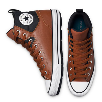 Зимние кеды Converse Berkshire Boot Cold Fusion коричневые
