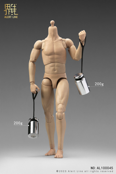 Тело с шеей, кистями и стопами - Male body (AL100045) - Alert Line