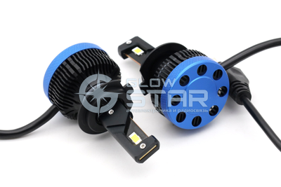 Светодиодные лампы H7 Aozoom P5 с радиатором, 12V, 35W, 6000K, чип Korea WT35