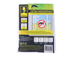 МОСКИТНАЯ СЕТКА ДЛЯ ОКОН С КРЕПЕЖНОЙ ЛЕНТОЙ
