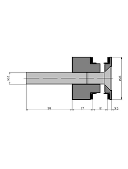 128-12 SSS Стеклодержатель для 12 мм
